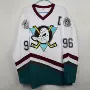 Ice Hockey Jersey Phiên bản điện ảnh Ice Hockey Suit 96 Số 99 White Duck White - Thể thao sau bộ nỉ nam adidas