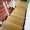 Hộ gia đình keo miễn phí tự dính chống trượt Thảm gỗ cầu thang cưới thảm bước keo miễn phí tự hấp thu mat mat tùy chỉnh cầu thang - Thảm