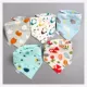 Em bé nước bọt khăn bông gạc em bé cung cấp cho trẻ em khăn tay trẻ sơ sinh siêu mềm mặt tam giác - Cup / Table ware / mài / Phụ kiện
