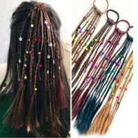 lti-color Kids Elastics Hair Rope Girl Cute Hair Accessories