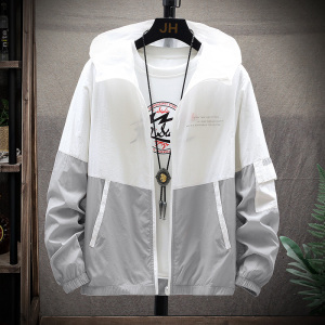 夏季超薄透气防晒帅气2020新款防晒服潮流纯色服少年外套夏季薄款