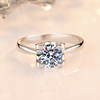Wedding ring, 1 carat