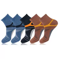 [Упаковка из 5 шт.] 2 пары синих + 2 пары кофейных + чёрных, [Упаковка из 5 шт.]