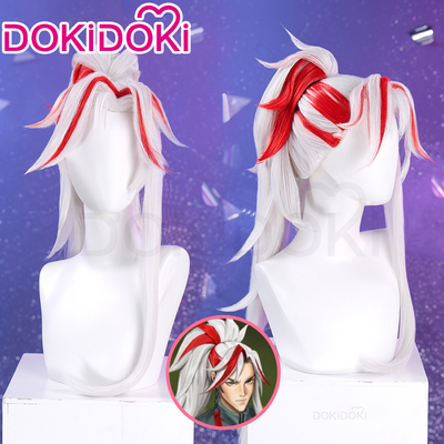 taobao agent DOKIDOKI Spot League of Legends Heart Gangsteen Yongen cosplay wigs of tiger mouth pinch ponytails to hit the top