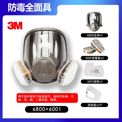3M6800 Анти -вирусная маска с полной крышкой.