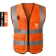 Áo phản quang tùy chỉnh 
            áo vest huỳnh quang công nhân vệ sinh công trường kỹ thuật xây dựng an toàn giao thông phát sáng f in tùy chỉnh