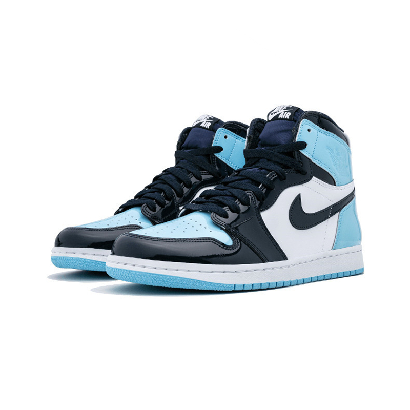 North Carolina Bluequality goods Nike AJ1 Obsidian university blue Men's Shoes Black Silver Barb Biology hacker Shadow grey Gao Bang Women's Shoes