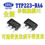 TTP223-BA6 JL223B SOT23-6 IC chip cảm ứng một nút có chức năng đặt lại mà không cần đặt lại ic chức năng chức năng của ic 4558