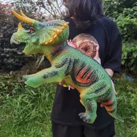 Очень большая игрушка из мягкой резины для мальчиков, силикагелевый динозавр, кукла, тираннозавр Рекс, 2021 года, новая коллекция