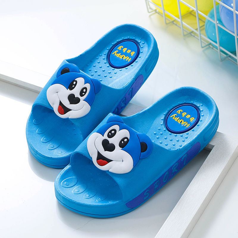 Barbidi & Sky Bluechildren slipper Boy slipper Autumn and winter summer Eldest child sandals  At home girl Shower Room take a shower non-slip Sandals male