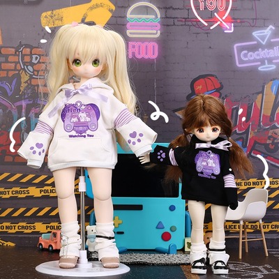taobao agent Game console, doll, clothing, hoody, children's clothing, cat, scale 1:6