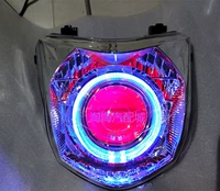 Honda Phantom Goddess Shadow X150 Motorcycle Refit Dual Light Lens Angel Devil Eye Xenon Headlight hội - Đèn HID xe máy đèn pha xe máy siêu sáng