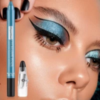 [12 Colors Pearly Eyeshadow Pencil Glitter Silkworm Liner Pen]