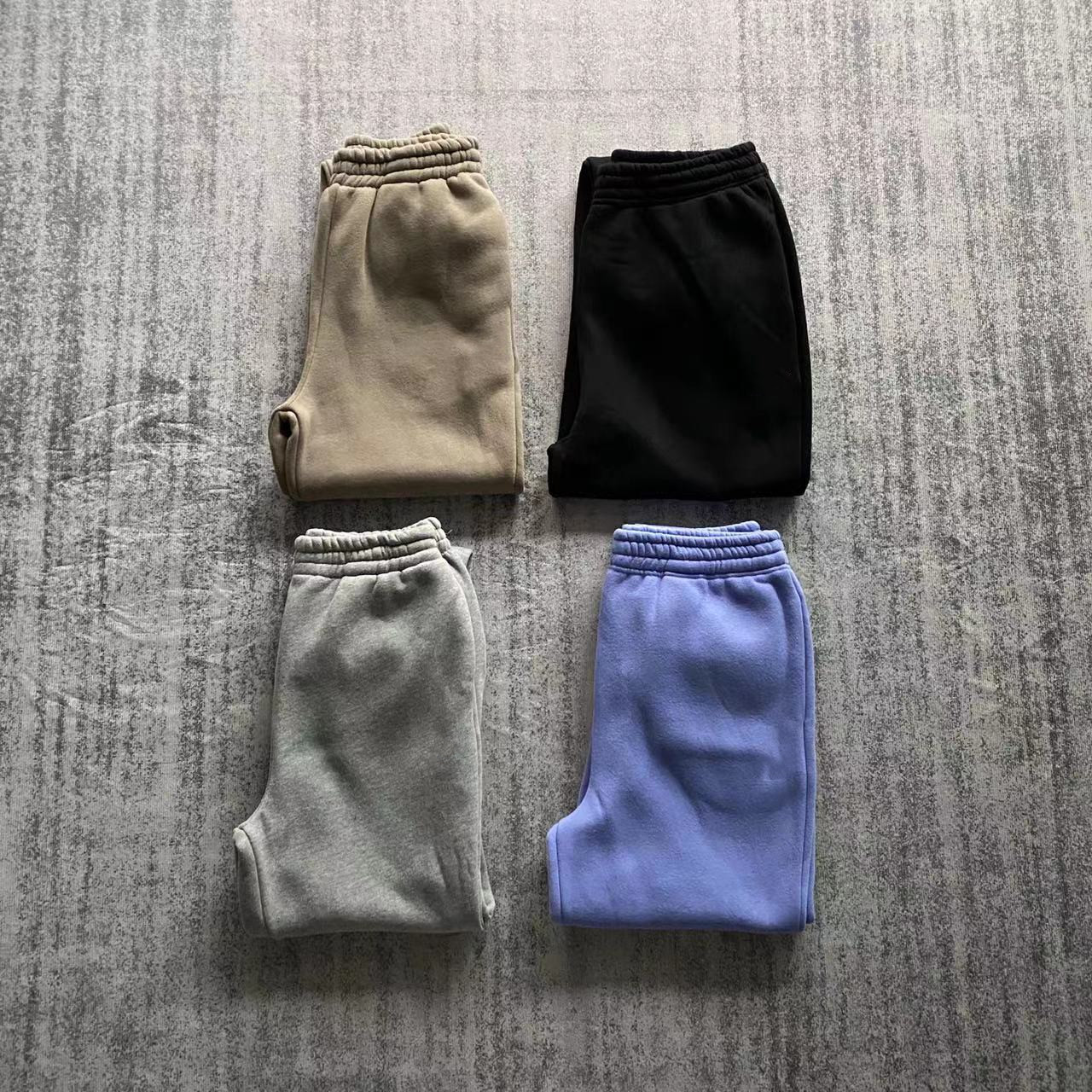 thumbnail for Add 4 colors of flannel to make basic casual sweatpants