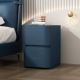 Bàn nhỏ đầu giường nhỏ đơn giản hiện đại màu kem sang trọng nhẹ sàn gỗ đặc cực hẹp miễn phí lắp đặt tủ đựng đồ bằng da tủ sắt đựng quần áo