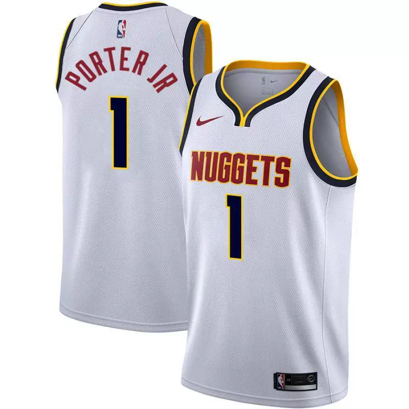 Американская версия Genuine Nuggets No. 15 Jakich Jersey 1 Porter Gordon Мужские баскетбольные ткани 27 Murray City Version