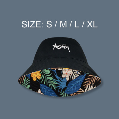 Большая голова XL Size Letter Bucket Hat для мужчин Дважды Wome