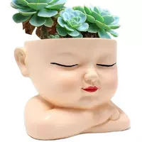 Baby Face Resin Flower Pot Planter Pot Succulent Planter