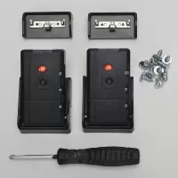 Две черные блокировки пароля + один винтовой нож