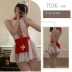 Đồng phục y tá cos đồng phục y tá nguyên chất Desire hottie nơ váy ngủ trang phục cosplay đồng phục nhà đồng phục mùa hè thoáng khí 