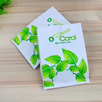 Зеленые листья масла -надежные бумажные пакет