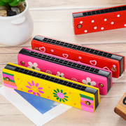 Trẻ em bằng gỗ nhỏ đồ chơi harmonica bé 3-6 tuổi trẻ người mới bắt đầu giai điệu âm nhạc cụ nhạc cụ mẫu giáo quà tặng