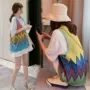 Bà bầu phù hợp với thời trang hè 2019 hè mới mang thai buông thả giản dị đan hông hai bộ - Áo thai sản các thương hiệu đầm bầu nổi tiếng