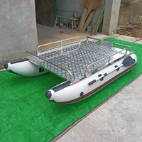 Двойная надувная платформа разборки Луя рыбацкая лодка