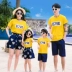 Khác nhau cha mẹ-con mặc quần áo mùa hè 2020 gia đình thủy triều mới mẹ và con gái mẹ-con mặc một gia đình bốn - Trang phục dành cho cha mẹ và con Trang phục dành cho cha mẹ và con