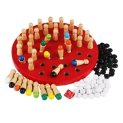 Trẻ em mới của cờ vua đồ chơi bằng gỗ 11 tuổi tập trung bộ nhớ đào tạo phát triển não trò chơi bảng checkers