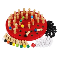 Trẻ em mới của cờ vua đồ chơi bằng gỗ 11 tuổi tập trung bộ nhớ đào tạo phát triển não trò chơi bảng checkers đồ chơi giáo dục montessori