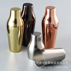 Шейкер 不锈钢调酒器两段式摇酒器650ml雪克壶调酒师奶茶店用具跨境 Nuobaichen