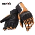 Găng tay NERVE Nev Racing của Đức Da Găng tay xe máy ấm - Xe máy Rider thiết bị bảo vệ khớp gối Xe máy Rider thiết bị