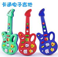 Trẻ em của bé đa chức năng cô gái động vật âm nhạc guitar điện tử với 12 trẻ sơ sinh của trẻ sơ sinh đồ chơi âm nhạc bộ nhạc cụ đồ chơi