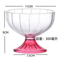 Большой, красный, 300 мл, 11×9см