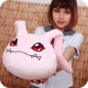 Digimon Big Eared Beast Agumon Bata Beast Ball Animal Plush Doll Doll Mặt dây chuyền Đồ chơi - Đồ chơi mềm