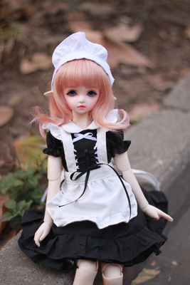 taobao agent BJD baby clothing SD DD DD YOSD baby clothes 1/4 4, 3 points 3 -point dress set dumb maid 3 color options