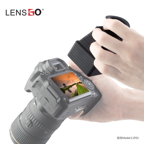 Lensgo Camera ViewFree размещена большая SLR Micro Single Camera LCD -экран 3x усилитель Sunshade View Mandarin