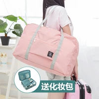 Túi du lịch xách tay nữ di động gấp lưu trữ túi dung lượng lớn túi duffel túi thể dục nam có thể kéo xe đẩy hành lý túi du lịch lv nữ