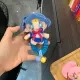 Голубая одежда красивая девушка