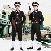 Chương trình khuyến mãi mới của Trung Hoa Dân Quốc trang phục biểu diễn Ergouzi phòng tuần tra giả cảnh sát và trang phục biểu diễn sân khấu quân đội ngụy người đàn ông da đen trang phục dân tộc dao