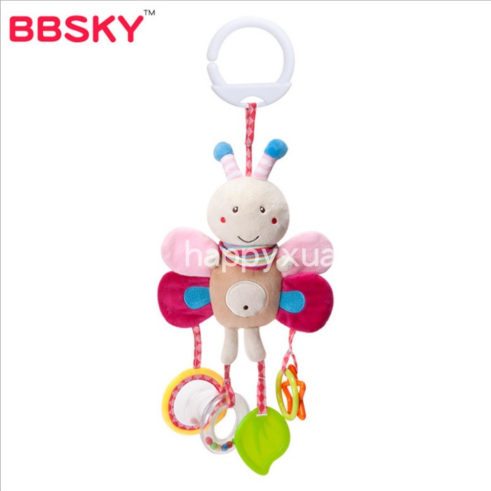 Bbsky Beefree shipping recommend SKKBABY lovely animal bell Bao Baoche Bed hanging Gutta percha Toys