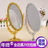 Мария Ян Красота Инструмент зеркал овальная эллипулезная граница с двойным зеркалом Большой зеркало салон красоты зеркало красота зеркало