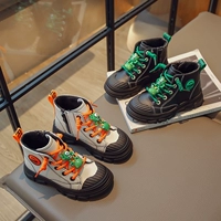 Martens, детские демисезонные ботинки для мальчиков, утепленные короткие сапоги