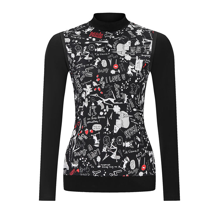 Blackgolf Ice silk Sunscreen Long sleeve T-shirt summer ventilation Quick drying jacket Self cultivation Show thin Ball clothes GOLF Women's wear