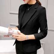 Mùa thu 2018 mới sang trọng chuyên nghiệp phù hợp với hoang dã phiên bản dài tay Hàn Quốc của áo khoác mỏng phù hợp với áo khoác nữ ngắn