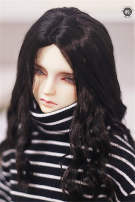 taobao agent Lazy doll BJD wig 34 -point giant baby SD dragon soul uncle male and female doll among milk shreds, long curly hair