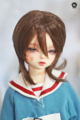 taobao agent Lazy baby BJD baby wig SD 3 4 points Uncle giant baby is soft and soft, easy to jump, jellyfish fake milk silk