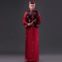 Trang phục theo phong cách Trung Quốc chú rể Áo choàng Ma Rong chủ nhà Thời trang quần áo Show Wo quần áo nam Tang phù hợp với năm 2016 - Trang phục dân tộc quần áo thể thao nam