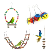 Parrot Đồ chơi Xuanfeng Tiger Peony Parrot Swing Bird Đồ chơi Đám mây Thang Leo núi Đình chỉ lồng chim - Chim & Chăm sóc chim Supplies